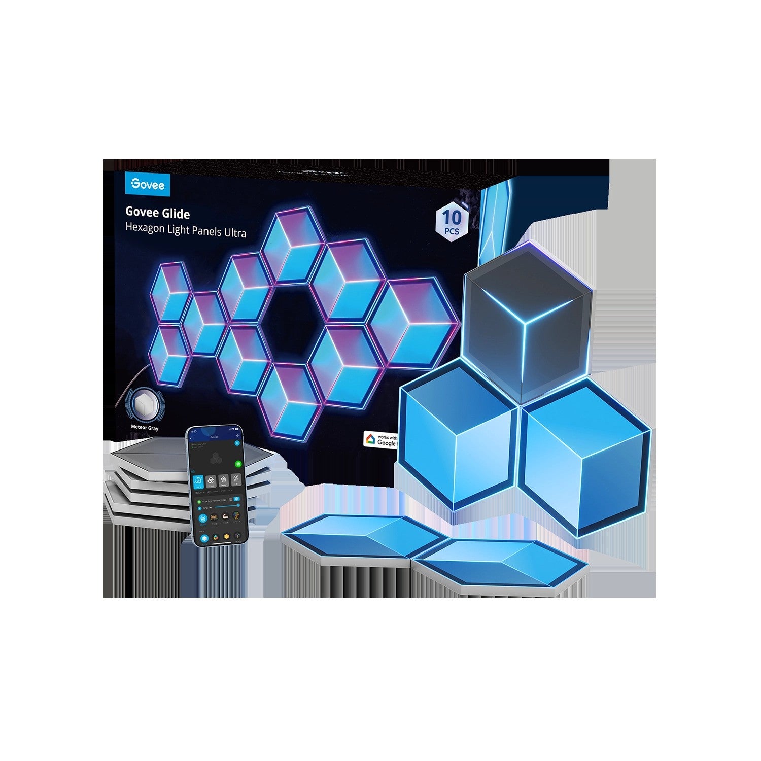 RefurbishedGoveeGlideHexagonLightPanelsUltra