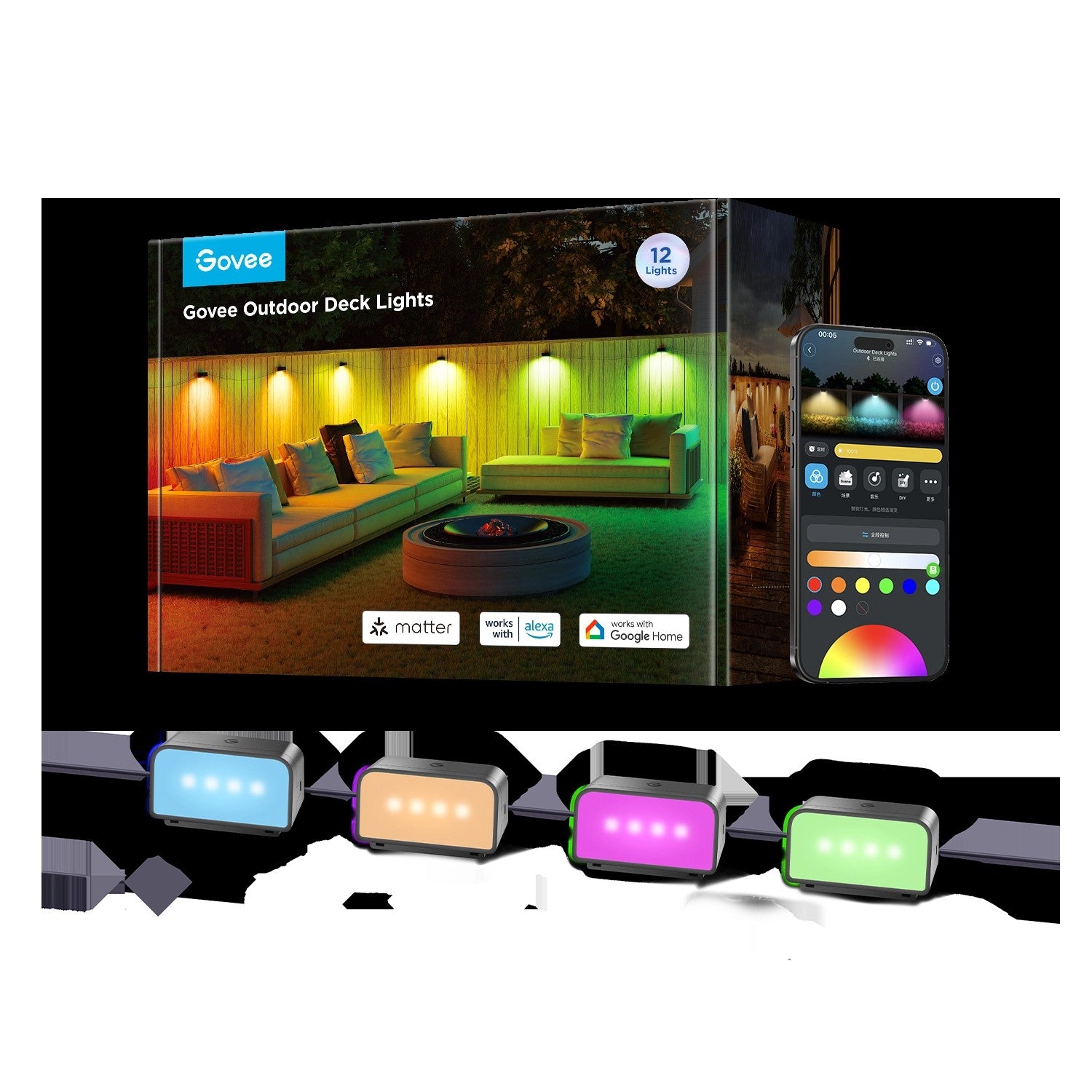 RefurbishedGoveeOutdoorDeckLights